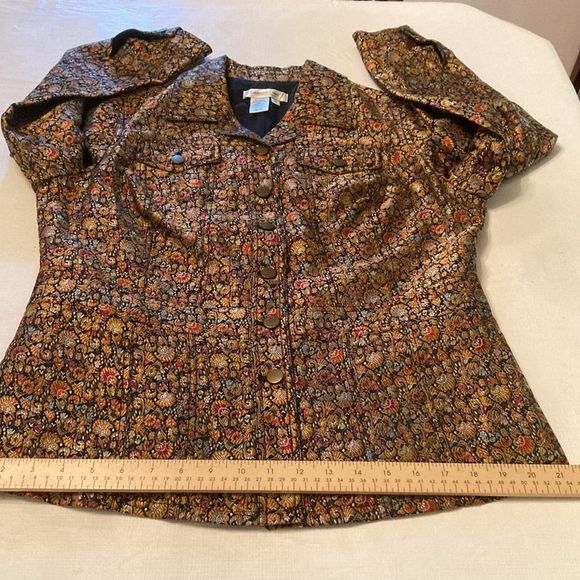Coldwater Creek Jacket Brocade Jacket - Picture 12 of 15